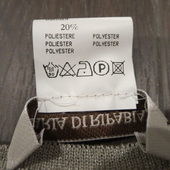 New Maria Di Ripabianca Metallic Knit Top Pullover Sweater I 42 / US 6 / M - Picture 7 of 7